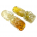 4" Gold Fumed & Frit Art Innovative Hand Pipe - 2Pk [STJ126]