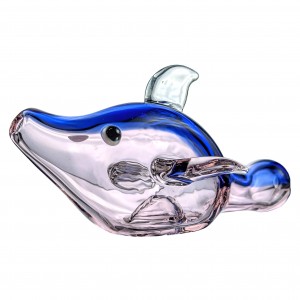 4.5" Aquatic Elegance Fish Shape Hand Pipe - [STJ128]