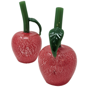 Clover Glass - Apple Shape Hand Pipe [WPJ-816]