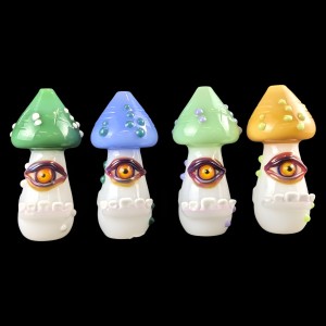 4" Cyclops Shroom Chompers Hand Pipe - [WSG826]