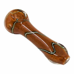 4.5" Hand Pipe With lines Art [XQ136] 