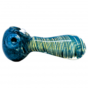 3.5" Gold Fumed Twistacular Hand Pipe - 5Ct [ZD285]