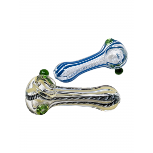 3" Inside Out Art Hand Pipe - (Pack of 5) [ZD47]
