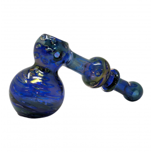 7" Wavy Air Trap Bubble Hammer Bubbler Hand Pipe - [ZD7-S]