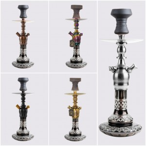 18" Prince Series Hookah - Kenny - Black [CY1023] 