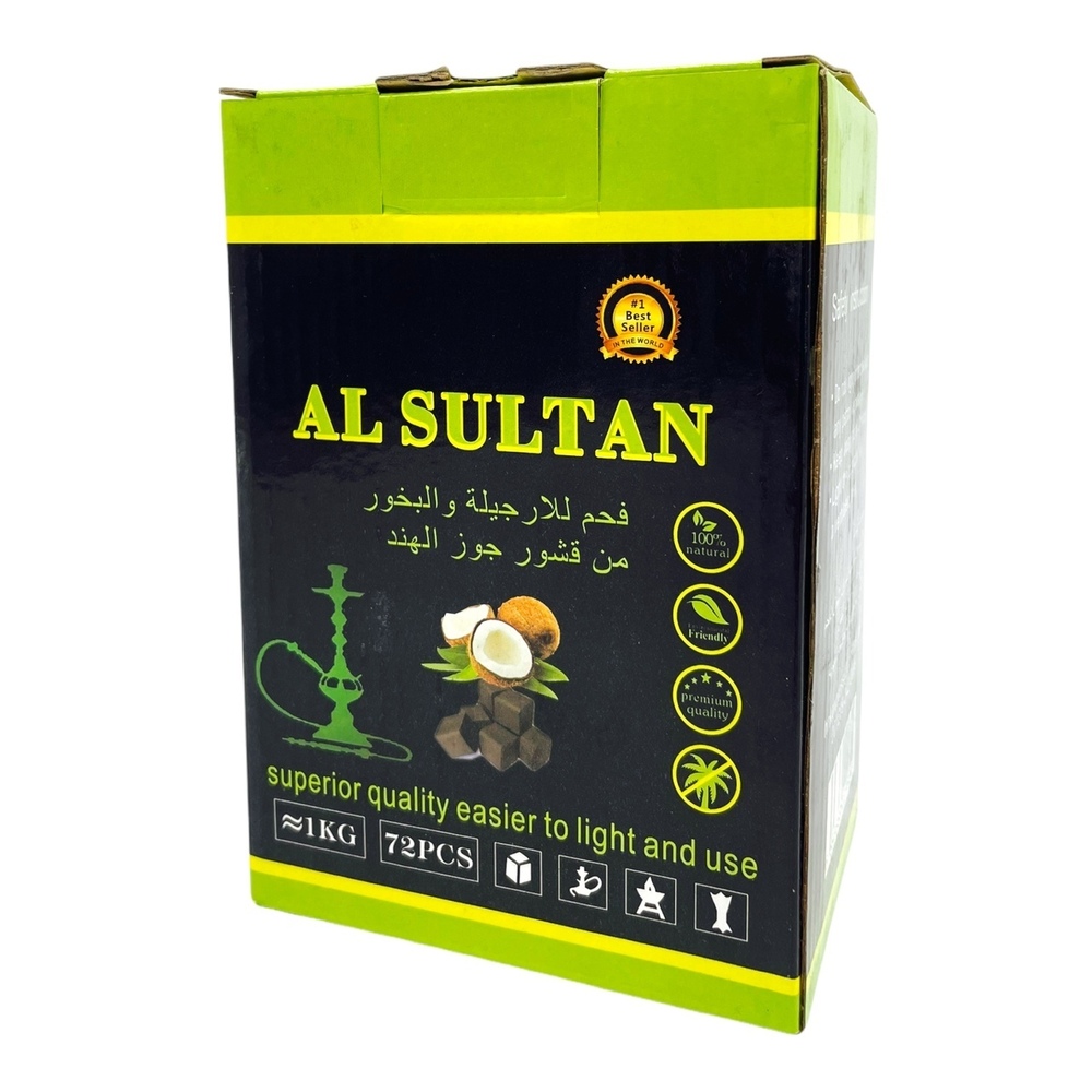 Al Sultan - Coconut Shell Charcoal - 72ct/pk [SULTAN-1PK]