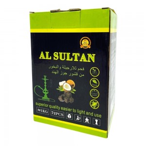 Al Sultan - Coconut Shell Charcoal - 72ct/pk [SULTAN-1PK]