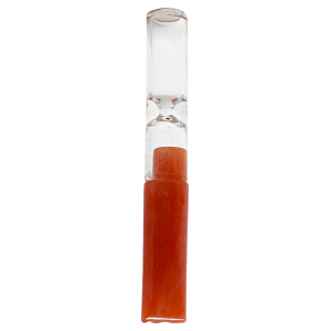 3" Assorted Acrylic/Glass One Hitter - (Jar of 35) [ALOH35CT]