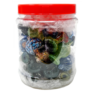 USA Made Assorted Design Mix Carb Cap Jar 30Ct - [AMCC30JAR]