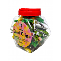 Assorted Silicone Handle Roach Clip - 100CT JAR [BC100PC]