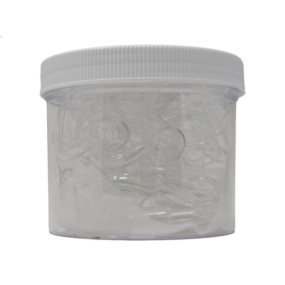 4mm Quartz Flat Top Banger - 25 Ct JAR [BNGF25JAR]