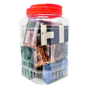 4" Assorted Styles Acrylic Dugout 25ct JAR [DUGAL25JAR]