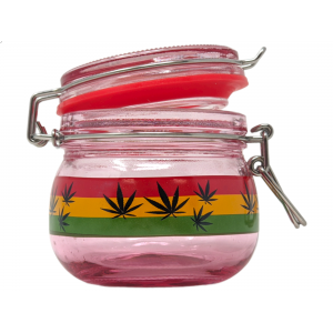 Dank Tank Rasta Leaf 1/8oz Jar [Small] 