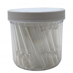 3" Clear Bats Hand Pipe - Jar (Display of 60) [GCB60-JAR]