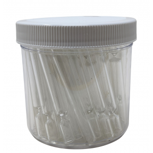 3" Clear Bats Hand Pipe - Jar (Display of 60) [GCB60-JAR]