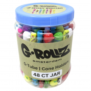 G-Tube | Amsterdam Picnic Assorted Cone Holder's Jar - 48ct Jar [GR1500-JAR]