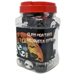 Halloween - Glass Dab Jar With Silicone Lid - 40ct Jar [HD40JAR]