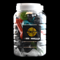 4" Assorted Styles Hand Pipes 22Ct Jar [HP4JAR22]