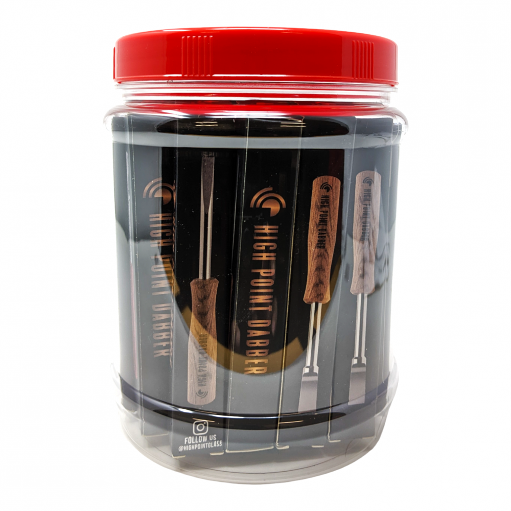 HPD - High Point Dabbers Rosewood & Light Wood Assorted Styles - 21ct Jar [HPD21JAR]