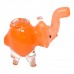 3-inch Mini Elephant Hand Pipe Assorted Colors 30 Count Display Jar