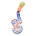 6 to 7 Inch Assorted Swirl Art Glass Bubbler Hand Pipe – 15 Count Jar