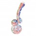 6 to 7 Inch Assorted Swirl Art Glass Bubbler Hand Pipe – 15 Count Jar