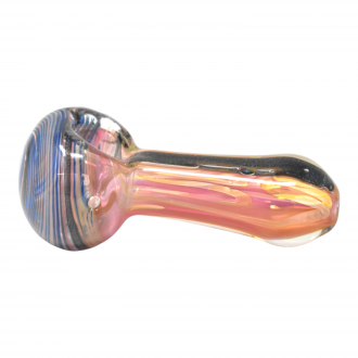 3.5" Assorted Dicro Art Spoon Hand Pipe - 16Ct Jar [JAR16DJHP]