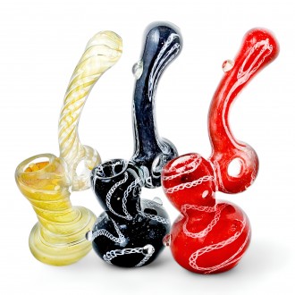 Quarter-Century Medium Size Bubbler Hand Pipe - 25ct JAR [JAR25XMB]