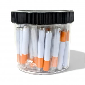 2” Compact Collection Small Regular Metal Cigarette Pipe - 50ct JAR [JAR50SMCP]