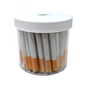 3" Metal Cigarette Pipe 60ct Jar [JAR60MP18]