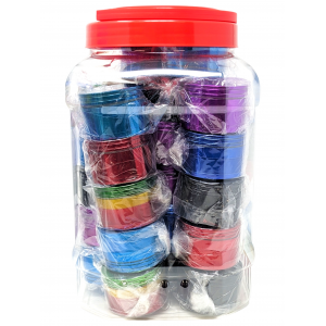 50mm Assorted Colors/ Designs 4 Part Grinder - 32ct Jar [JARG5032]