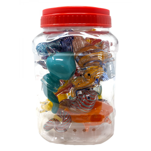 Assorted Animal Hand Pipe - (Jar of 17) [JARMIXA17]