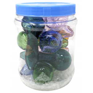 OPG - Color Water Trap Spoon Hand Pipe 10Ct Jar (GP-10) - [JARWTS10CT]