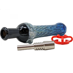 3.5" Assorted Color Joint Nectar Collector with 10mm Titanium Tip - (Jar of 12) [NCKK12-JAR]