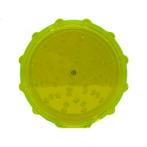70mm 2Part Plastic Grinder Assorted Colors - JAR (Display of 50) [PG50-JAR]