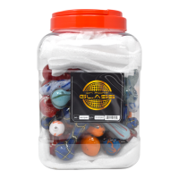 2.5" Assorted Color Frit Art Hand Pipe - 55Ct JAR [RKD55JAR]