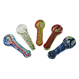 3" Assorted Designs Heavy Hand Pipes 20ct JAR [SAJ20HP3JAR]