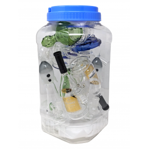 Assorted Novelty Styles Water Pipe Rig - (Jar of 8) [SGWP8JAR]