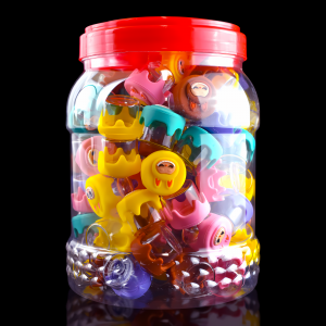 Bunny Monster Silicone Lid Glass Container - 100Ct JAR [SKY1531]