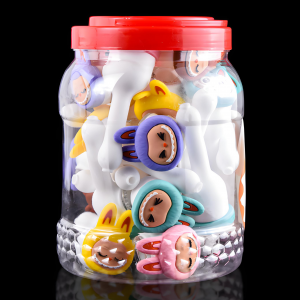 Bunny Monster Silicone Hand Pipe w/ Glass Screen - 25Ct JAR [SKY1535]