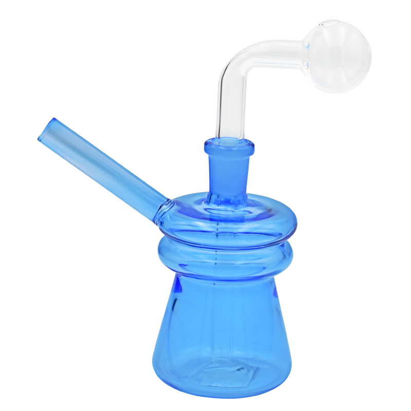 Vibrant Color Mini Oil Bubbler Pipe – 15ct Jar
