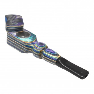 Assorted Styles Multi Color Wood Pipe 25ct Jar [WP25CTJAR]