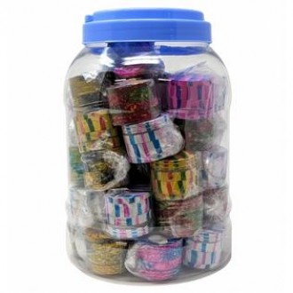 42mm Marble Art Assorted Colors 4 Parts Grinder - 42ct [JIG42JAR42]