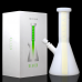 KLEAN - Black & white Series Beaker Bong - Glow in the Dark