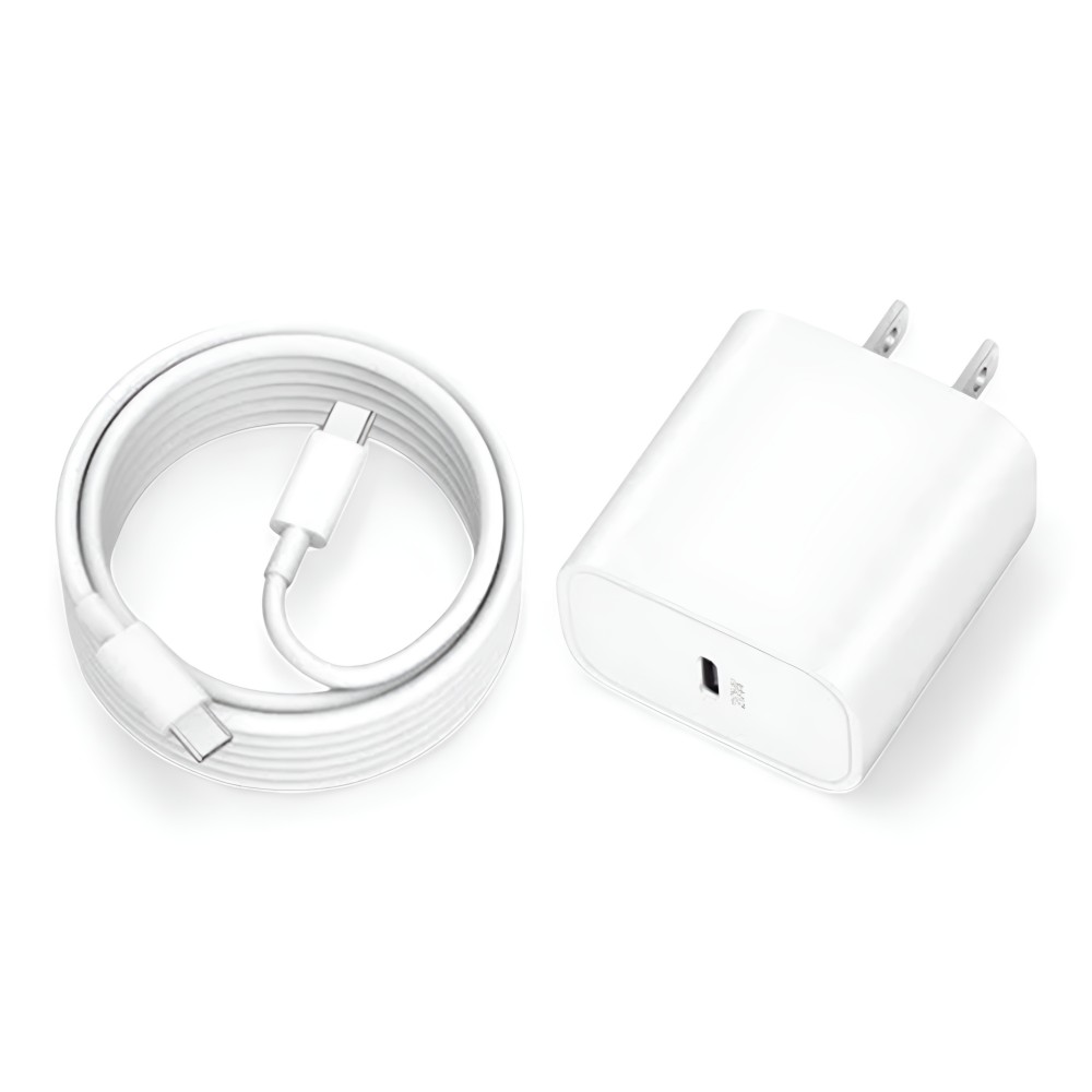 Fast Charge 15 - 2 in 1 USB-C Power Adapter with 3W USB-C to C Cable