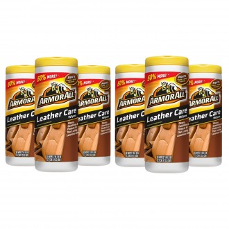 Armoral Leather Wipes 30ct - 6pk