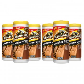 Armoral Leather Wipes 30ct - 6pk