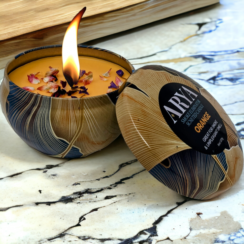 Arya Smoke Odor Eliminator Candle 12 Scents 8oz Skygate Wholesale