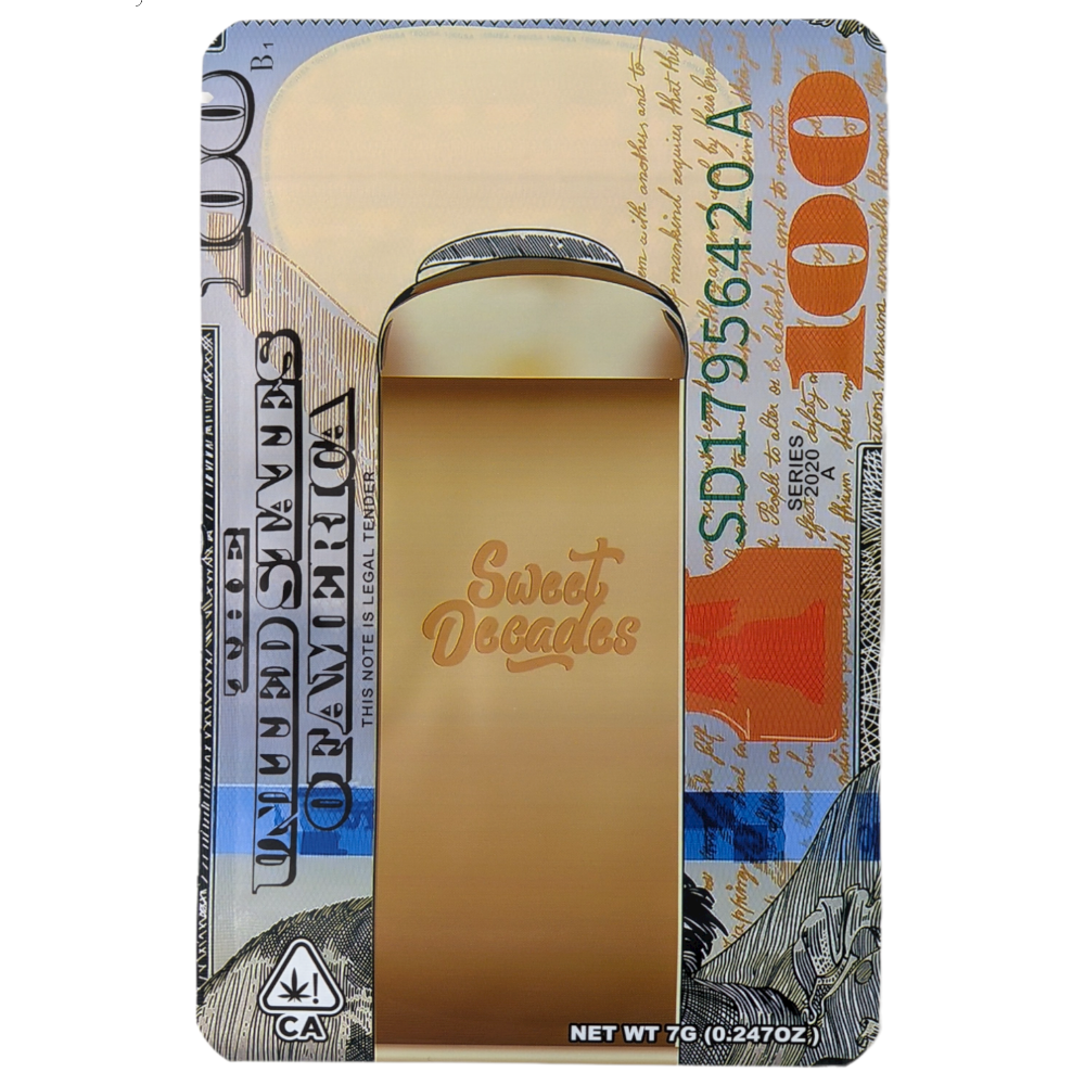 7 Gram Assorted Square Cut Baggies (Display of 50) [BAGGIES7GRAM]