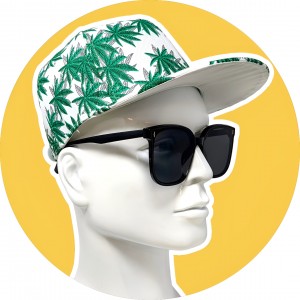 Leaf Pattern Design Premium Snapback Cap [CA-SBWD]